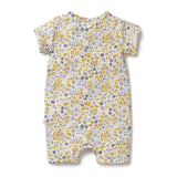 Wilson & Frenchy Little Meadow Organic Boyleg Zipsuit