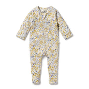 Wilson & Frenchy Little Meadow Organic Zipsuit with Feet