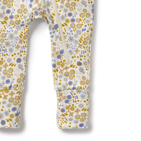 Little Meadow Organic Zipsuit with Feet
