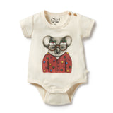 Wilson & Frenchy Koala Organic Christmas Bodysuit