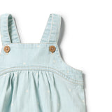 Ditsy Daisy Organic Denim Bodysuit