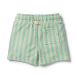 Seafoam Stripe Organic Cotton Terry