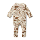 Wilson & Frenchy Winter Forest Organic Zipsuit with Feet