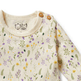 Wilson & Frenchy Bella Floral Organic Bodysuit