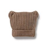 Wilson & Frenchy- Coco Speckle Organic Knitted Bear Hat