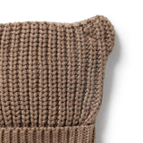 Wilson & Frenchy- Coco Speckle Organic Knitted Bear Hat