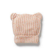 Wilson & Frenchy- Fairy Floss Organic Knitted Bear Hat