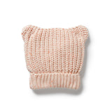 Wilson & Frenchy- Fairy Floss Organic Knitted Bear Hat