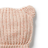 Wilson & Frenchy- Fairy Floss Organic Knitted Bear Hat