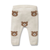 Wilson & Frenchy Beary Cute Organic Knitted Jacquard Legging