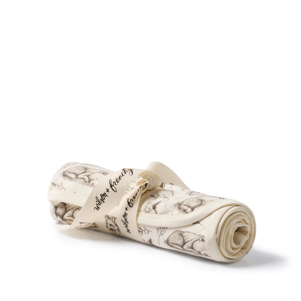 Foxglove Forest Organic Bunny Rug