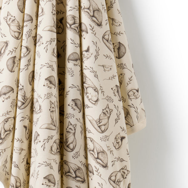 Foxglove Forest Organic Bunny Rug