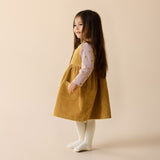 Amber Glow Organic Cord Dress