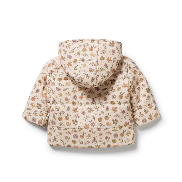 Maple Glow Puffer Jacket