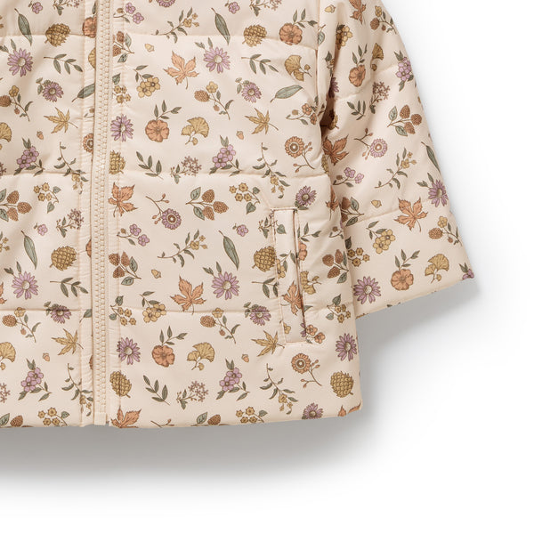 Maple Glow Puffer Jacket