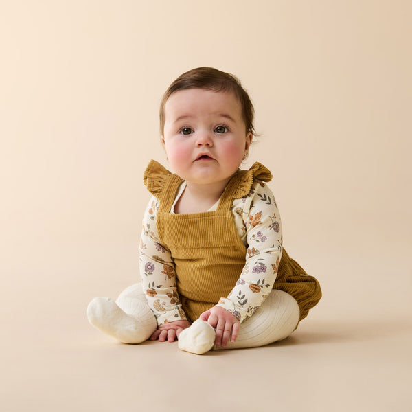 Amber Glow Organic Cord Dress