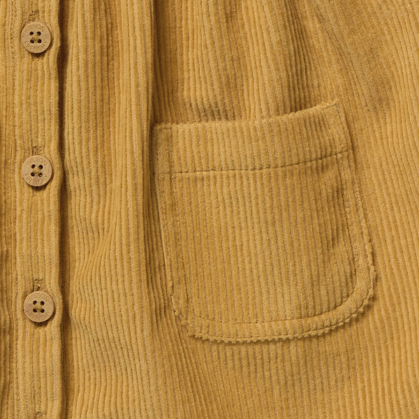 Amber Glow Organic Cord Dress