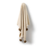 Organic Knitted Blanket - Cream