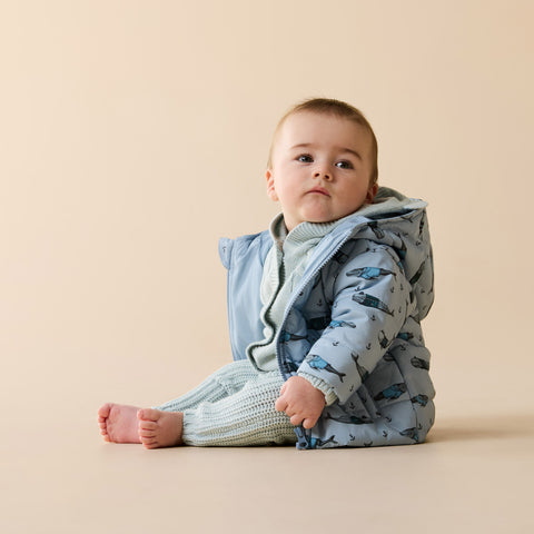 Woolly Whales Puffer Jacket