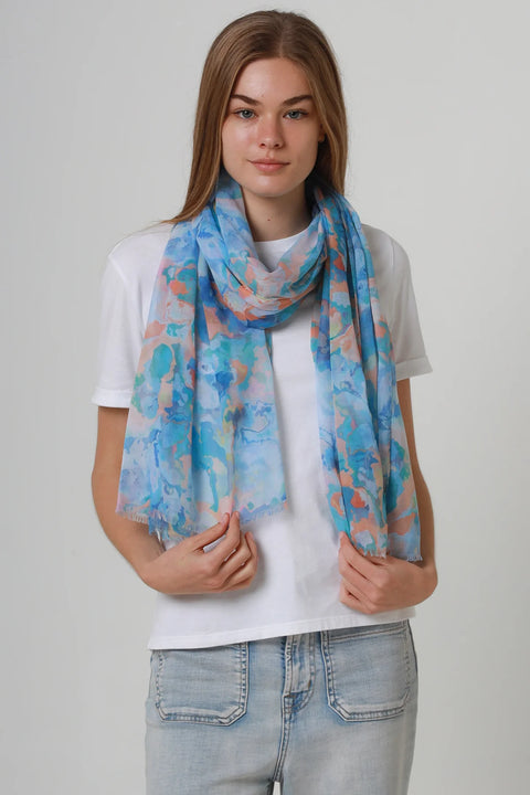 Fran Scarf Blue