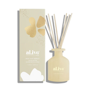 al.ive body- mini reed diffuser - golden wattle & citrus