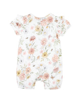 Bebe by Minihaha- LARA PRINT SS ZIP ROMPER