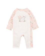 Bebe by Minihaha-FLORENCE PRINT LS WRAP ROMPER