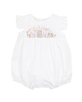 Bebe by Minihaha-FLORENECE EMBROIDERED FRILL ROMPER