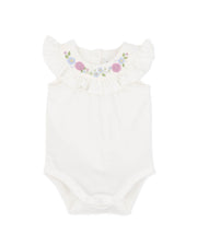 ZARA FRILL YOKE BODYSUIT