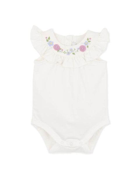 ZARA FRILL YOKE BODYSUIT