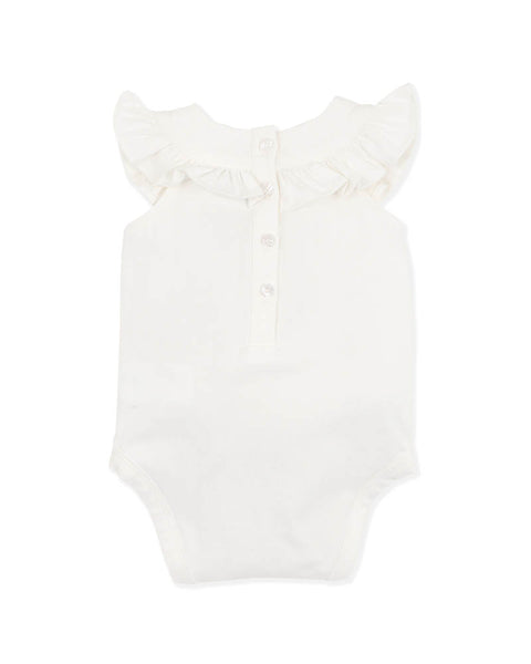 ZARA FRILL YOKE BODYSUIT