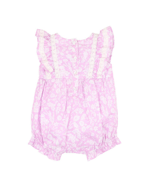 ZARA LILAC PRINT ROMPER