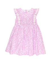 ZARA LILAC PRINT DRESS