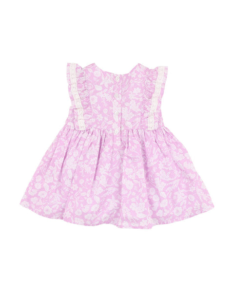 ZARA LILAC PRINT DRESS