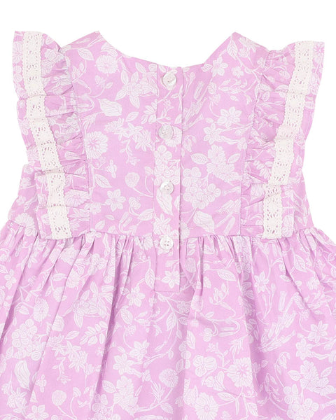 ZARA LILAC PRINT DRESS