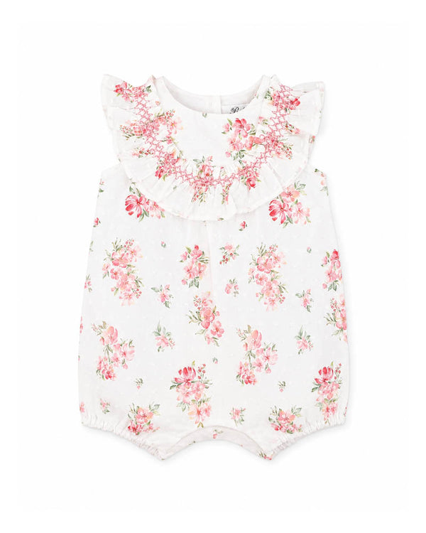 CHELSEA FRILL YOKE ROMPER