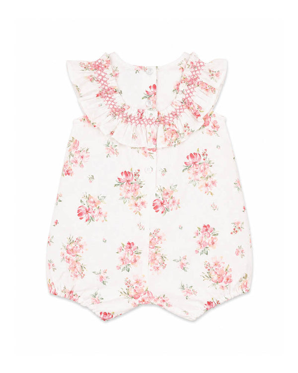 CHELSEA FRILL YOKE ROMPER