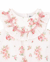 CHELSEA FRILL YOKE ROMPER