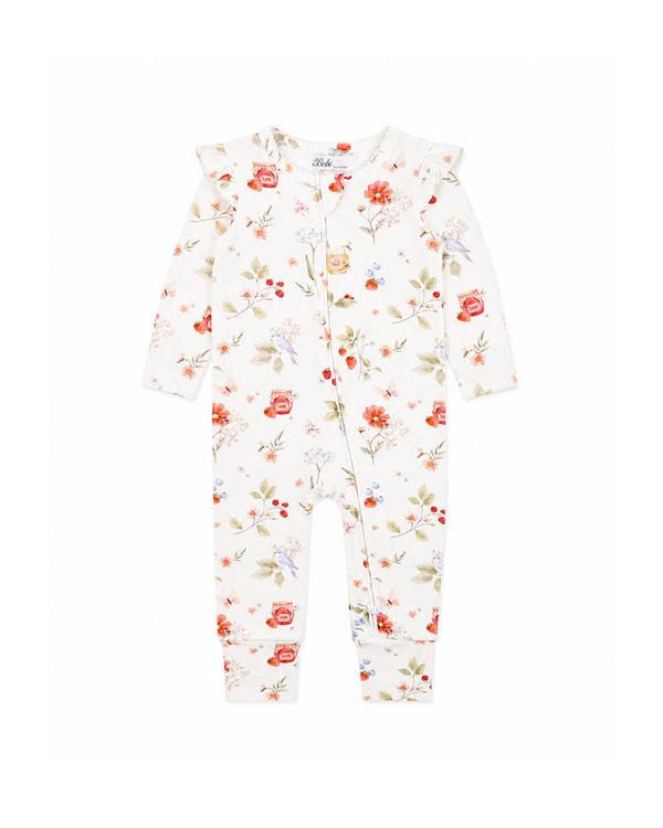 POPPY ORGANIC LONG SLEEVE ZIPSUIT