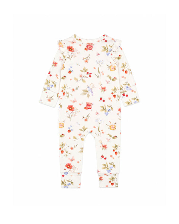 POPPY ORGANIC LONG SLEEVE ZIPSUIT