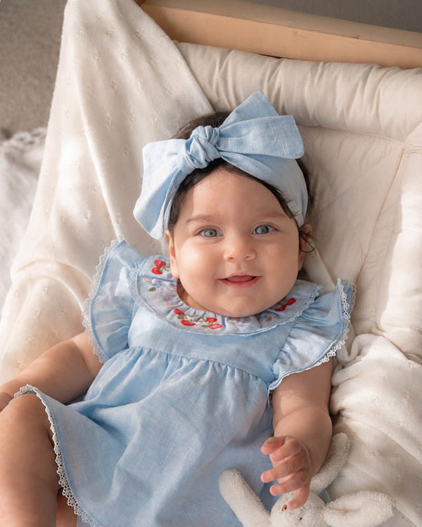 POPPY EMB. OVERLAY BODYSUIT