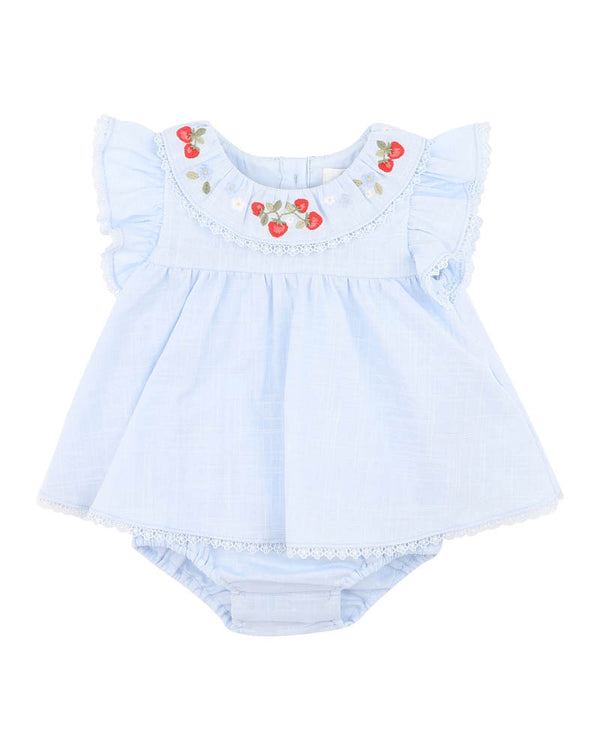 POPPY EMB. OVERLAY BODYSUIT