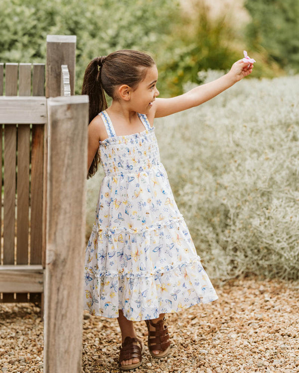 LIBBY TIERED BUTTERFLY DRESS