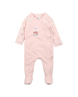 Bebe by Minihaha - CIARA LS WRAP ONESIE- Premmie