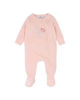 Fern Velour Zipsuit