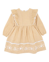 Winnie Embroidered Gingham Dress