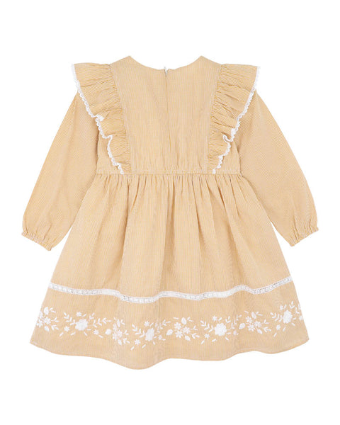 Winnie Embroidered Gingham Dress