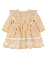 Winnie Embroidered Gingham Dress