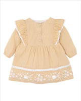 Winnie Embroidered Gingham Dress