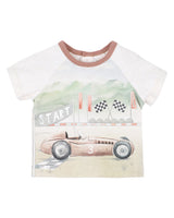 Bebe by Minihaha- FINLEY SPORTS CAR TEE- 0-2